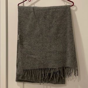 Wilfred Aritzia Grey Wool Scarf